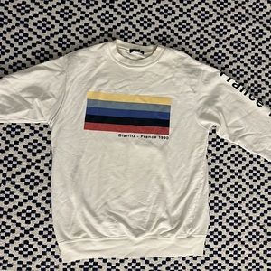 brandy melville biarritz France 1990 sweatshirt